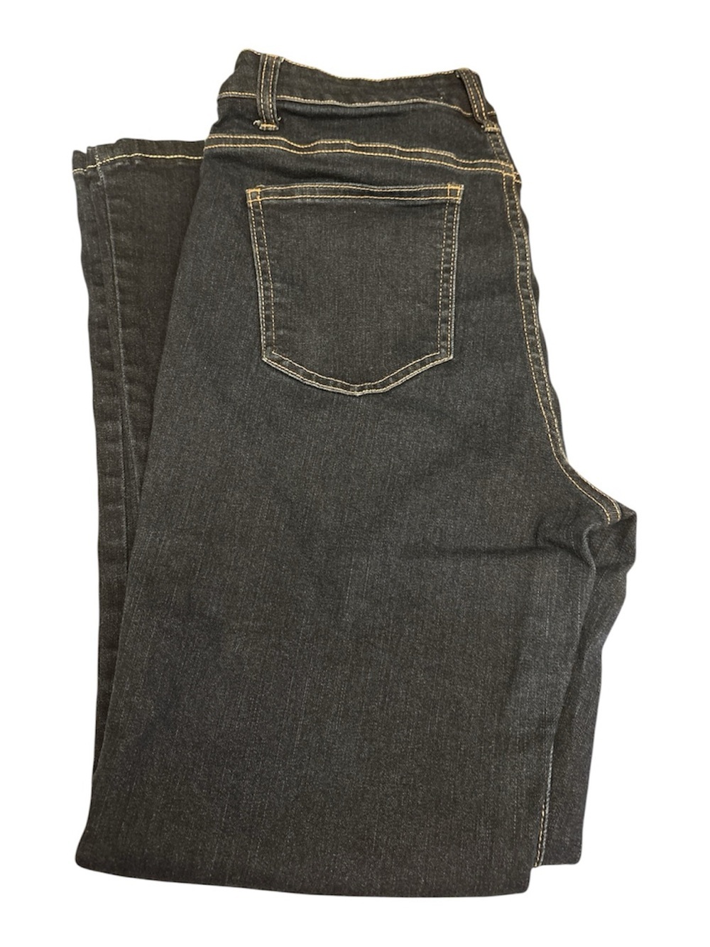Harper Heritage High Rise Flare jeans button fly straight leg dark wash Size 28